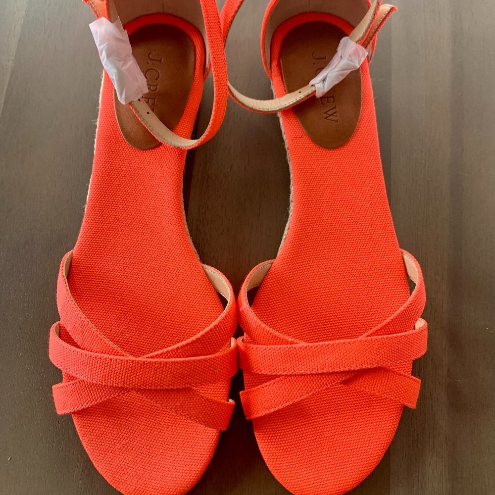 J. Crew Marina Mini Wedge Espadrille